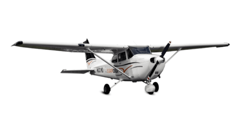 letadlo Cessna 172 letiště Sazená